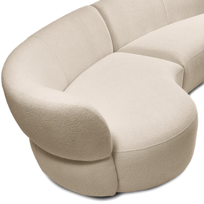 San Remo sofa dvosjed lijevo, Natural Grey bouclé, Riviera Maison, slika 2
