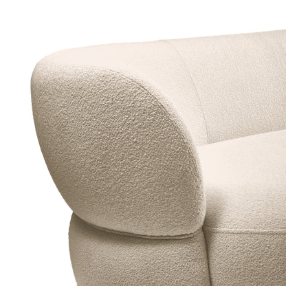 San Remo sofa 3,5-sjed lijevo, Natural Grey, siva bouclé tkanina, Riviera Maison, slika 4