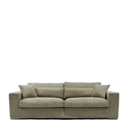 Miles Sofa trosjed Fern zelena, Chenille Jacquard Vogue