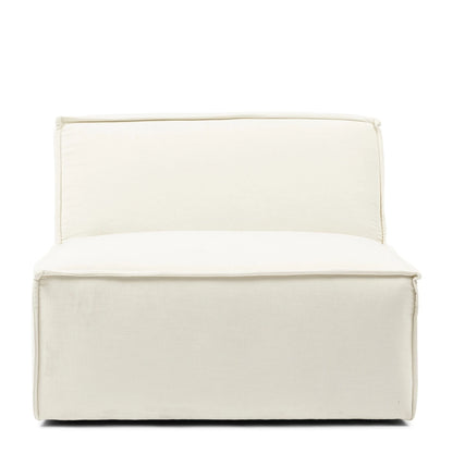 Modularna Sofa The Jagger, boja Sparkling White, tkanina Copperfield Weave, centralni dio