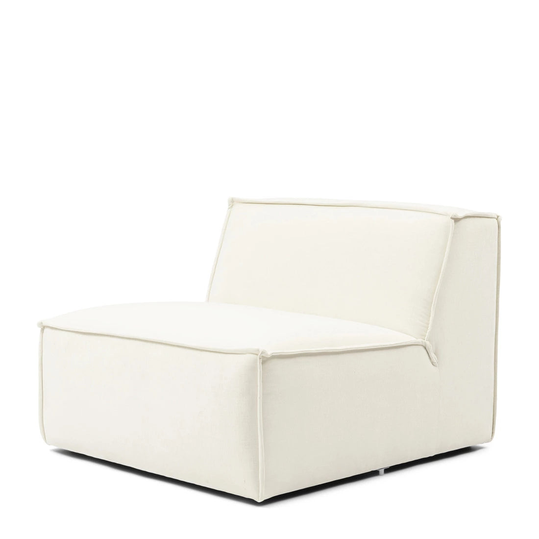 Modularna Sofa The Jagger, boja Sparkling White, tkanina Copperfield Weave, centralni dio