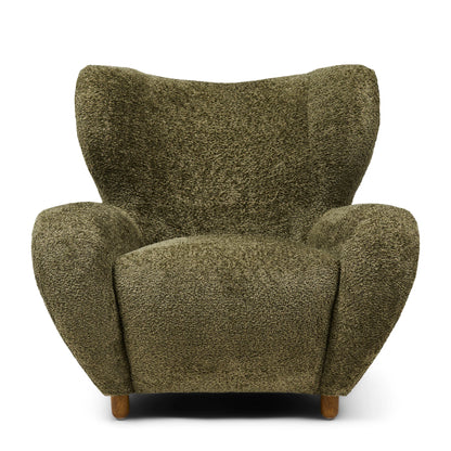 Courchevel Wing Chair Fotelja, vintage velvet