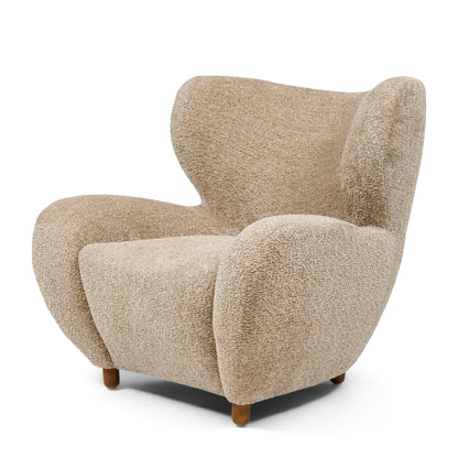 Courchevel Wing Chair Fotelja, vintage velvet