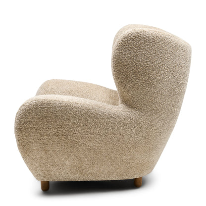 Courchevel Wing Chair Fotelja, vintage velvet