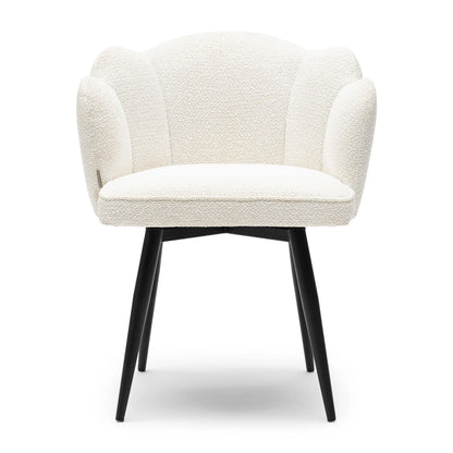 Okretna blagovaonska stolica Dauphine, Simply White