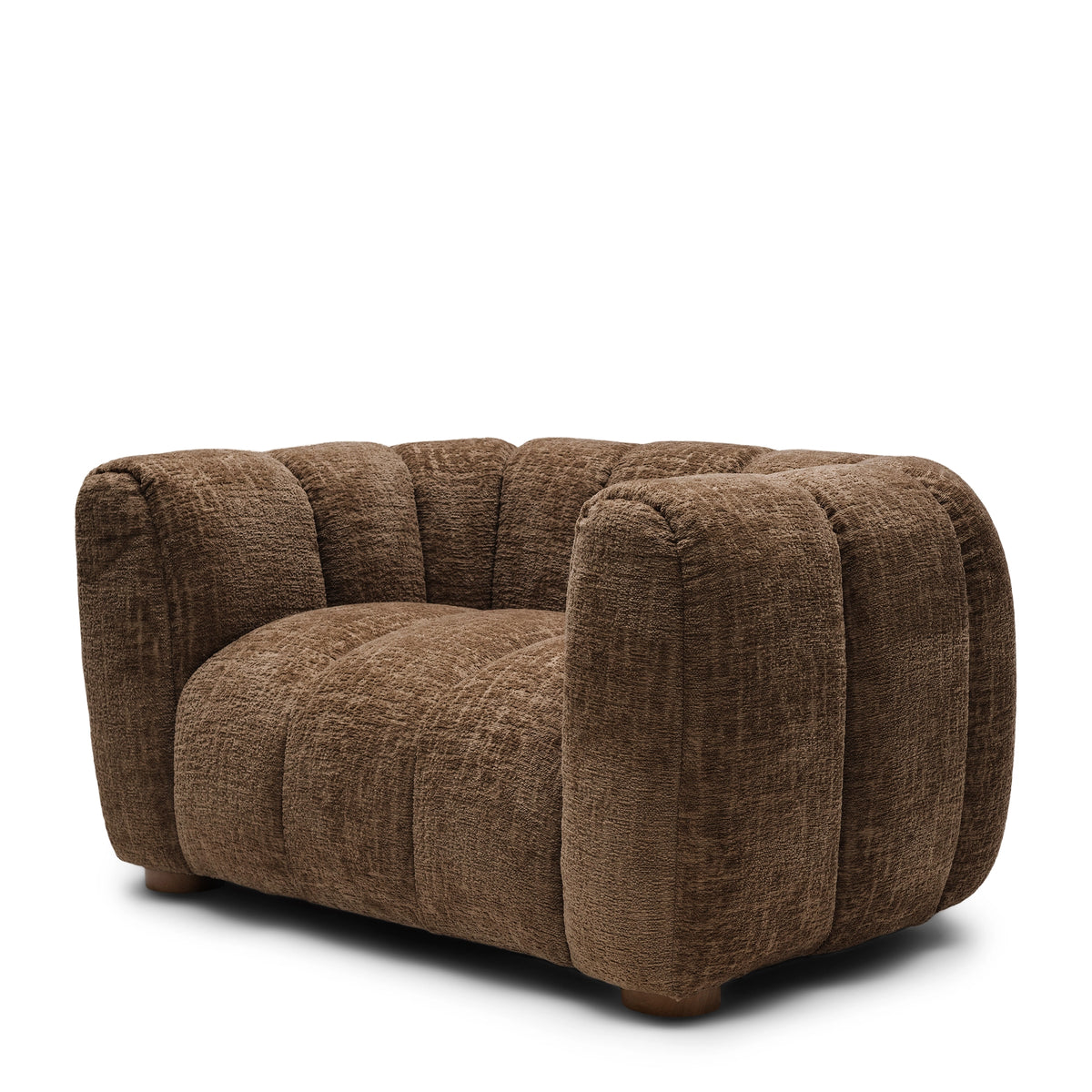 Vicenza dvosjed (love seat), Hazelnut, smeđa tkanina, Riviera Maison, slika 2