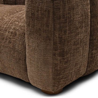 Vicenza dvosjed (love seat), Hazelnut, smeđa tkanina, Riviera Maison, slika 4