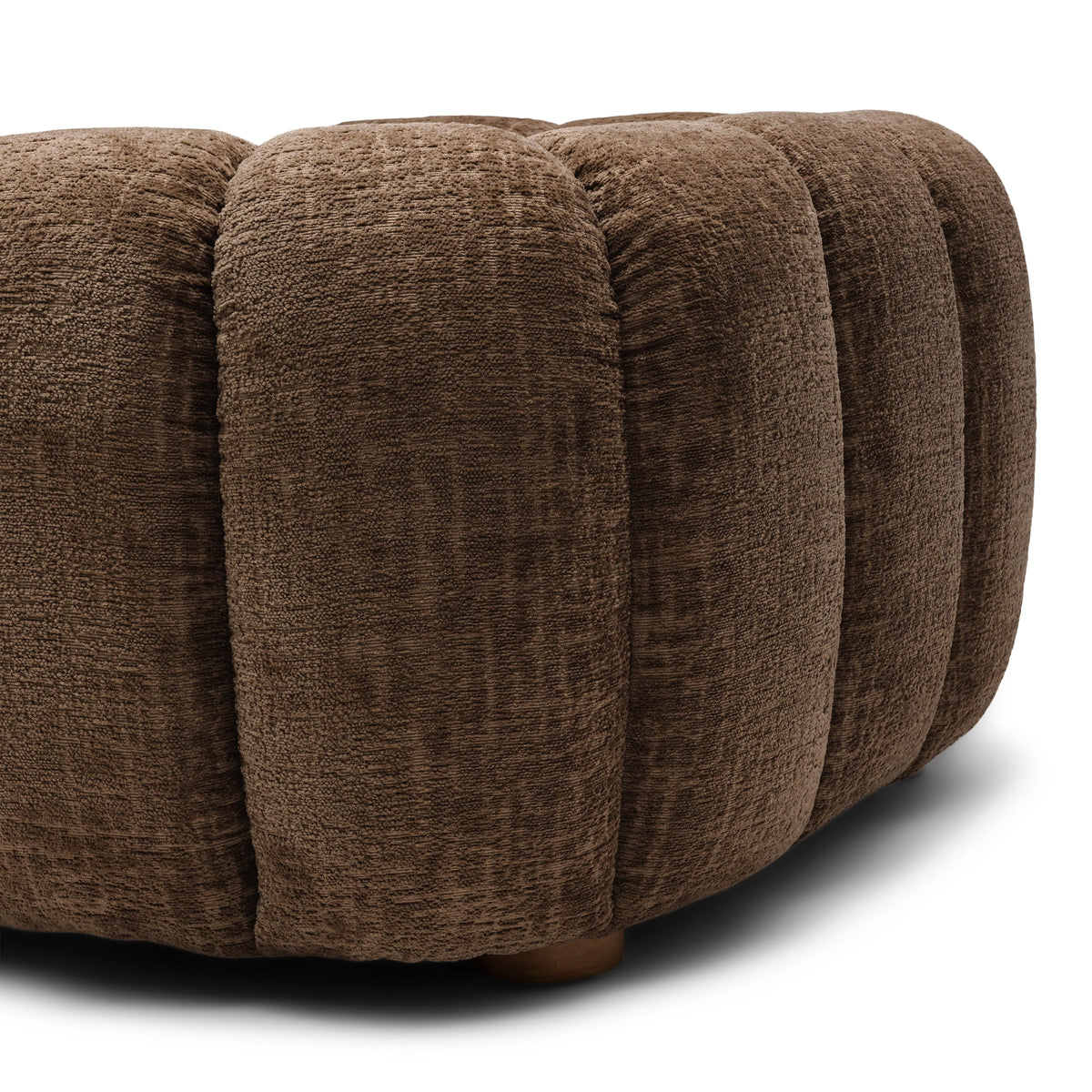 Vicenza dvosjed (love seat), Hazelnut, smeđa tkanina, Riviera Maison, slika 5