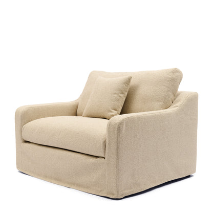 Giovanni dvosjed (love seat), Natural Grey, siva tkanina, Riviera Maison, slika 2
