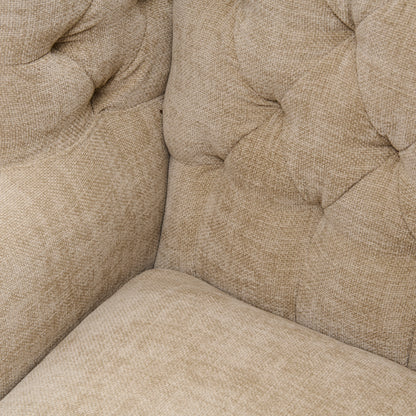 Franklin Park fotelja s uškama, Natural Linen, prirodna tkanina, Riviera Maison, slika 5