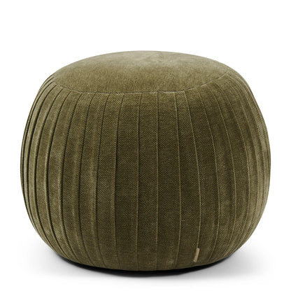 Paris Footstool, vintage jaquard