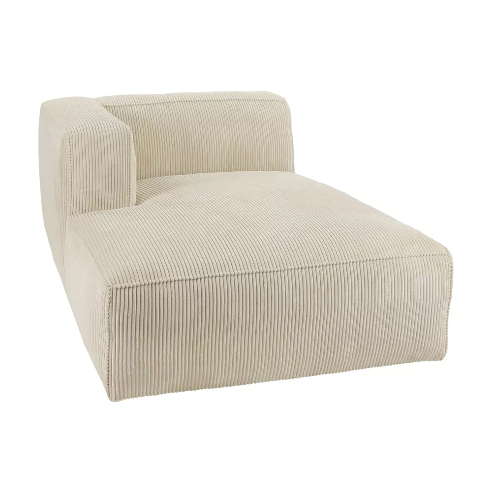 BROWER modularna sofa damski ležaj lijevo, bež