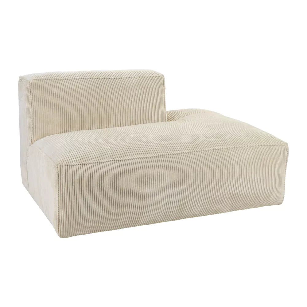 BROWER modularna sofa ležaljka desno, bež