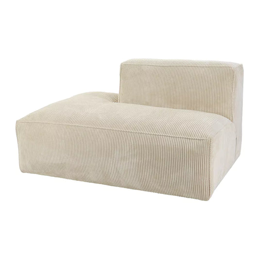 BROWER modularna sofa ležaljka lijevo, bež