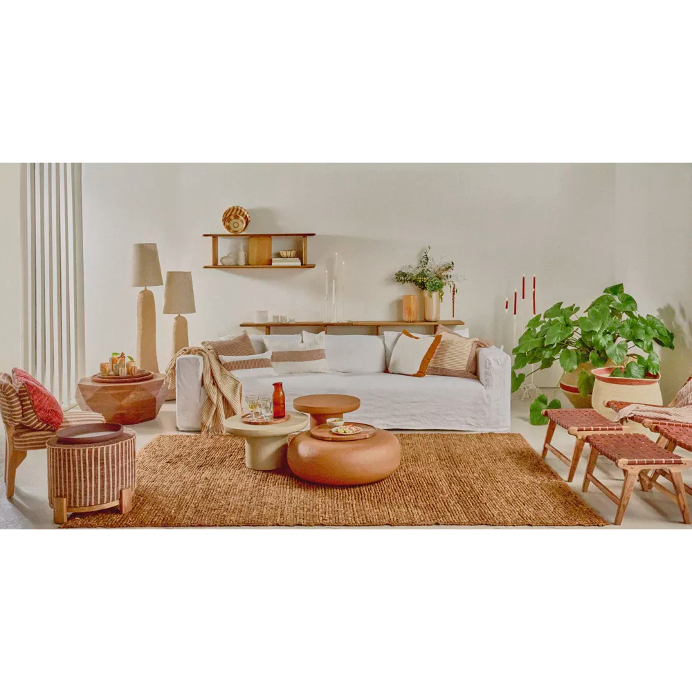 PIASTRO stolić za kavu Ø50 - terracotta