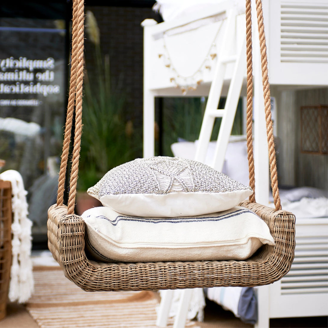 Rustic Rattan Ibiza ljuljačka za vanjski prostor