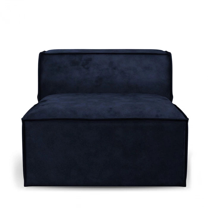 Modularna Sofa The Jagger centralni dio 95cm, baršun plava