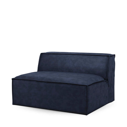 Modularna Sofa The Jagger centralni dio 125cm, baršun plava