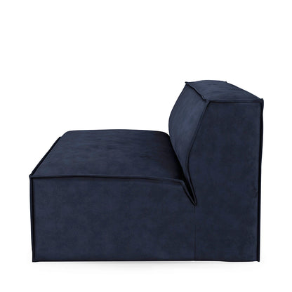 Modularna Sofa The Jagger centralni dio 125cm, baršun plava