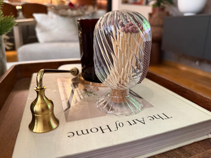 Elegantni stakleni spremnik za šibice Spiral