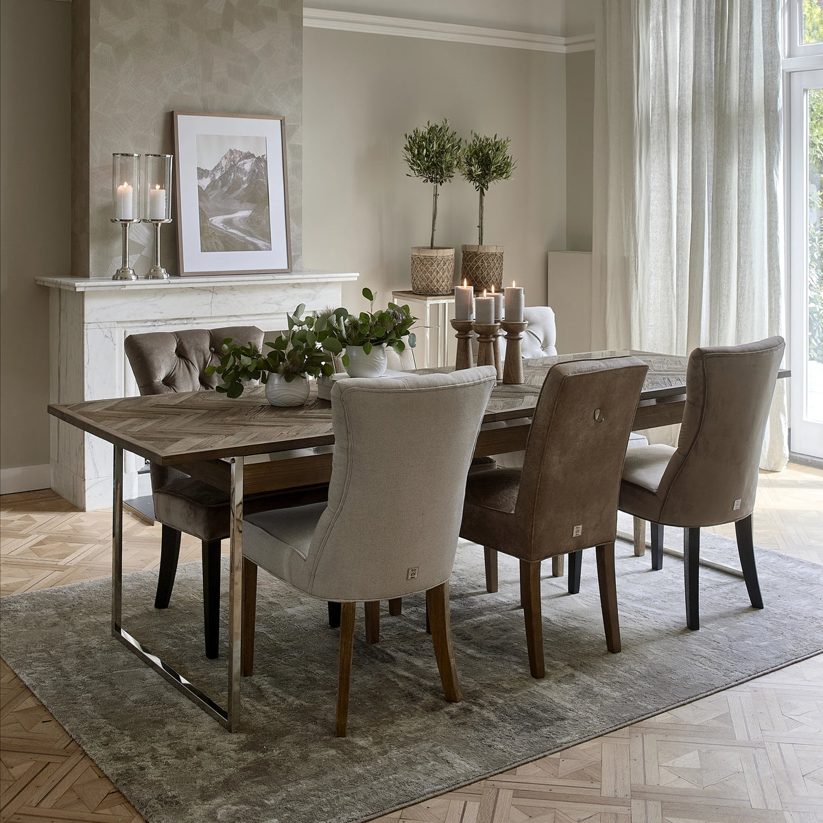Bel Air tepih 390x280, prirodna boja, Riviera Maison, slika 4