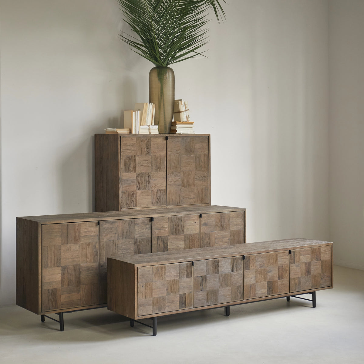 Mac Arthur Park ormar, smeđe hrastovo drvo i željezo, Riviera Maison, slika 9