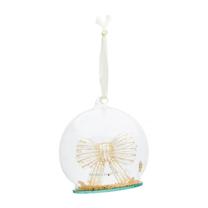 Ukras za bor Glittery Bow, promjer 12cm