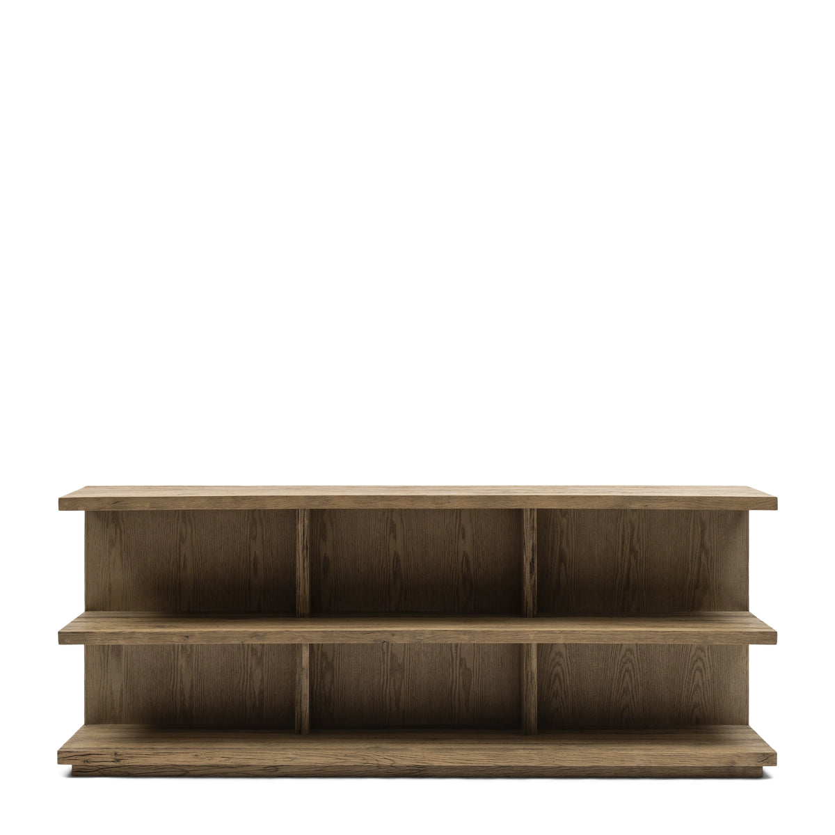 Vermont konzolni stol 180x35, smeđe reciklirano hrastovo drvo, Riviera Maison