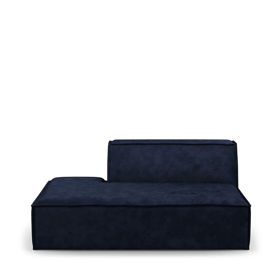 Modularna Sofa The Jagger damski ležaj lijevo (tip 1), baršun plava