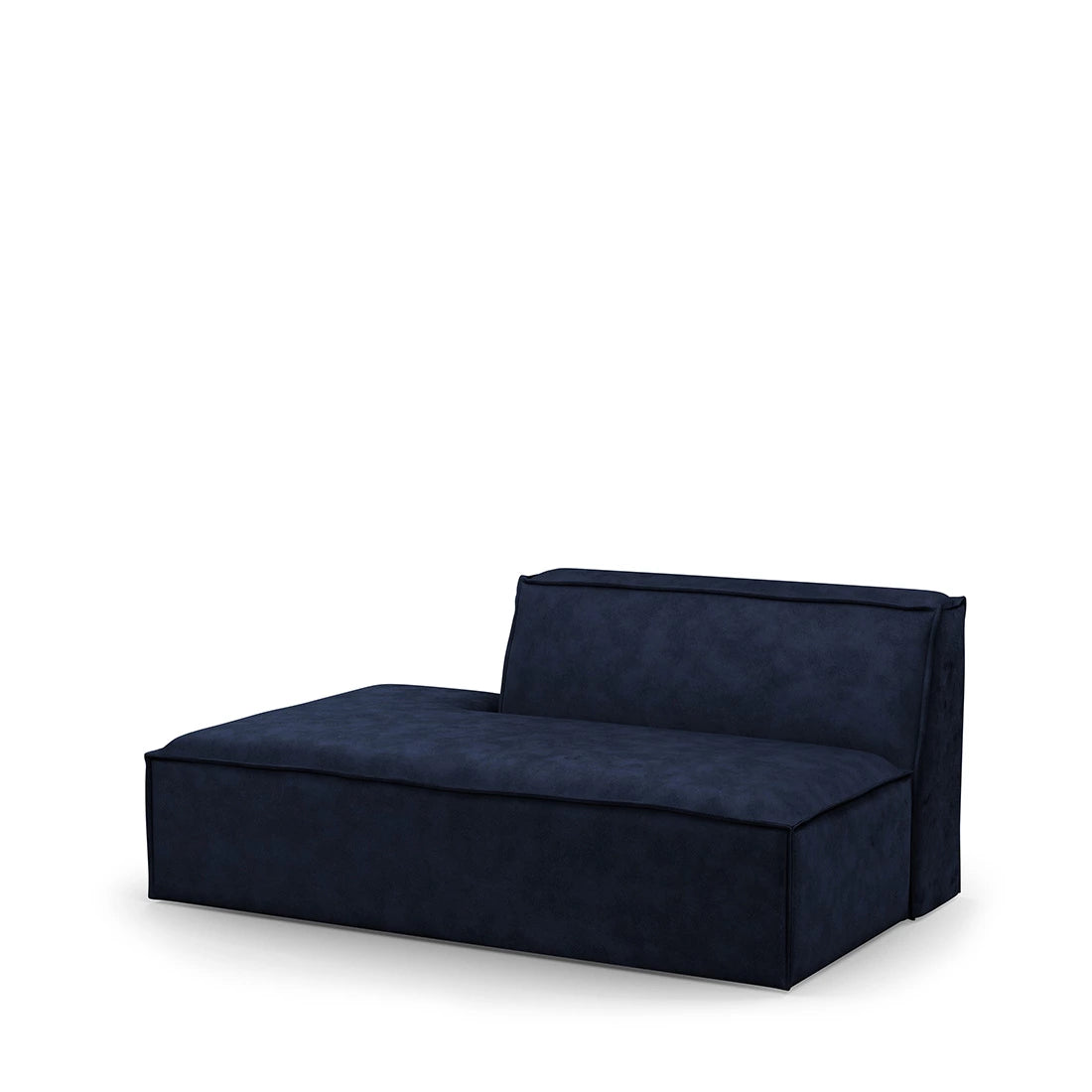 Modularna Sofa The Jagger damski ležaj lijevo (tip 1), baršun plava