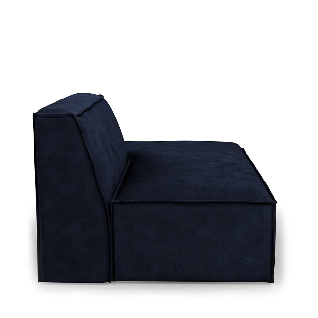 Modularna Sofa The Jagger damski ležaj desno (tip 1), baršun plava