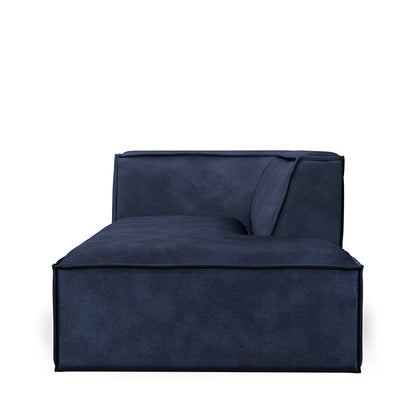 Modularna Sofa  The Jagger damski ležaj desno (tip 2), baršun plava