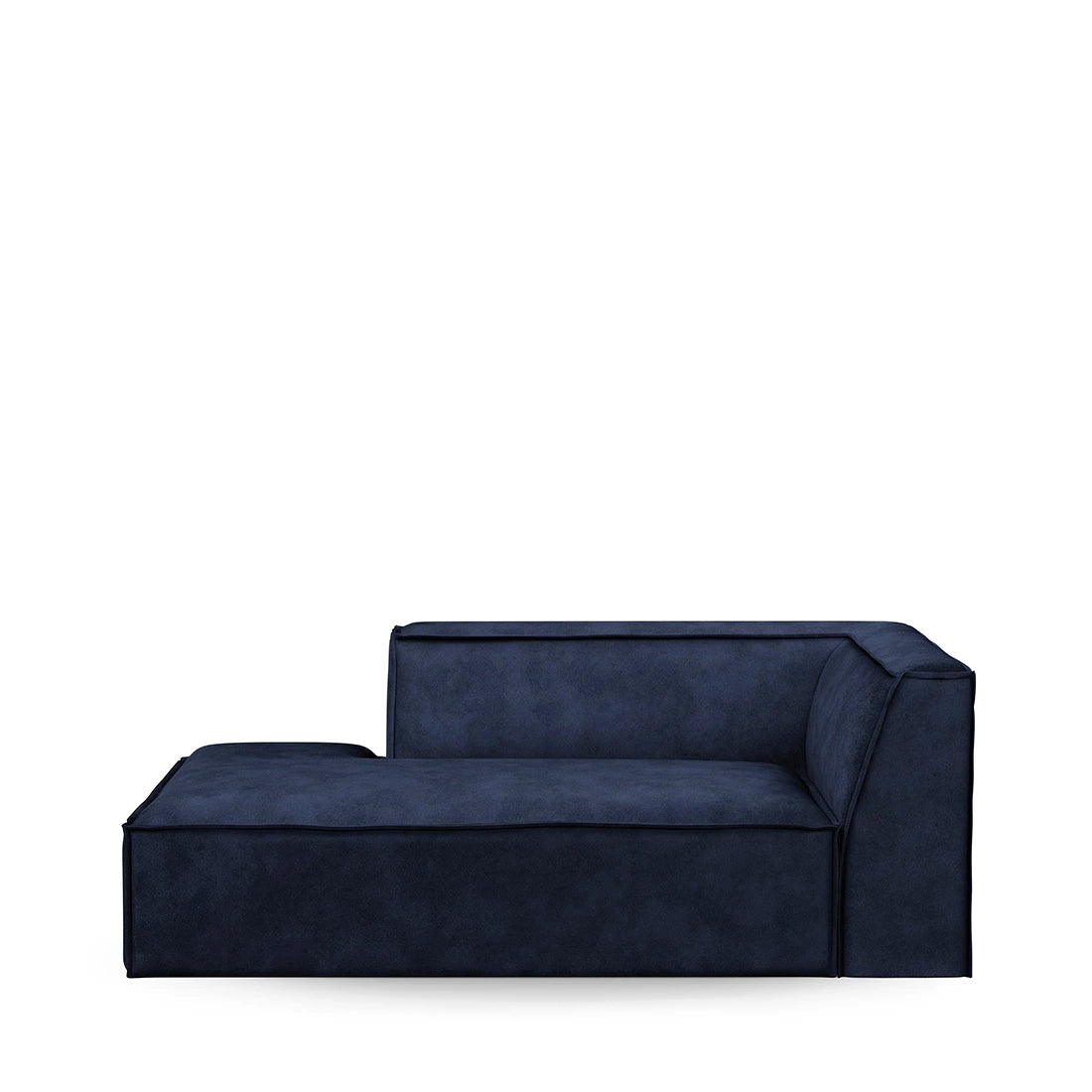 Modularna Sofa The Jagger damski ležaj lijevo (tip 2), baršun, plava