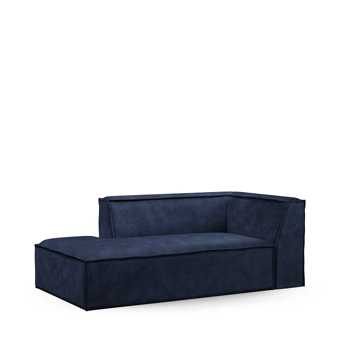 Modularna Sofa The Jagger damski ležaj lijevo (tip 2), baršun, plava