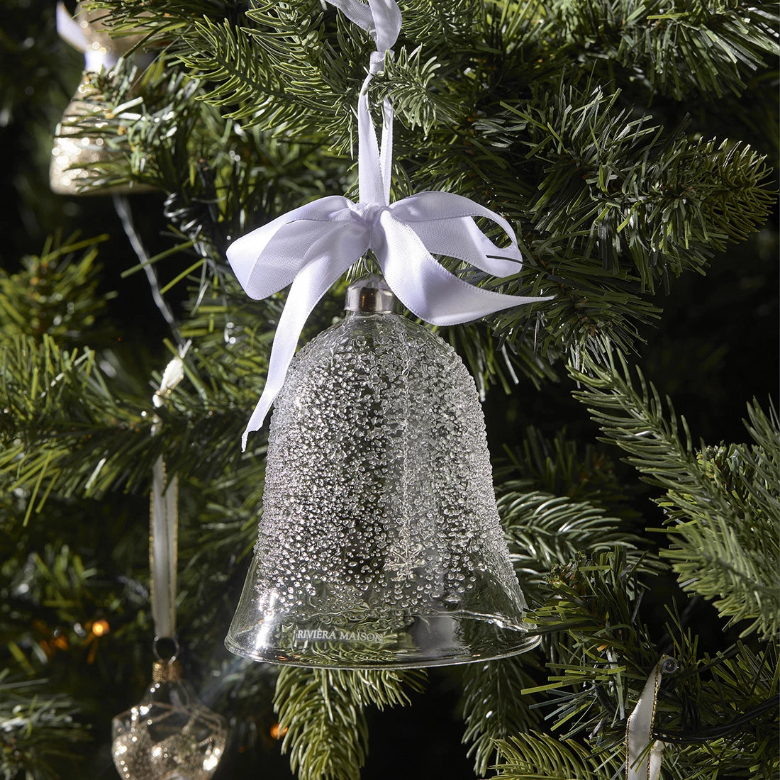 Ukras za bor Frosted Christmas Bell