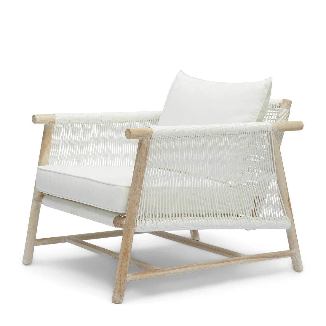 Lounge fotelja za vanjski prostor Saint Tropez, white