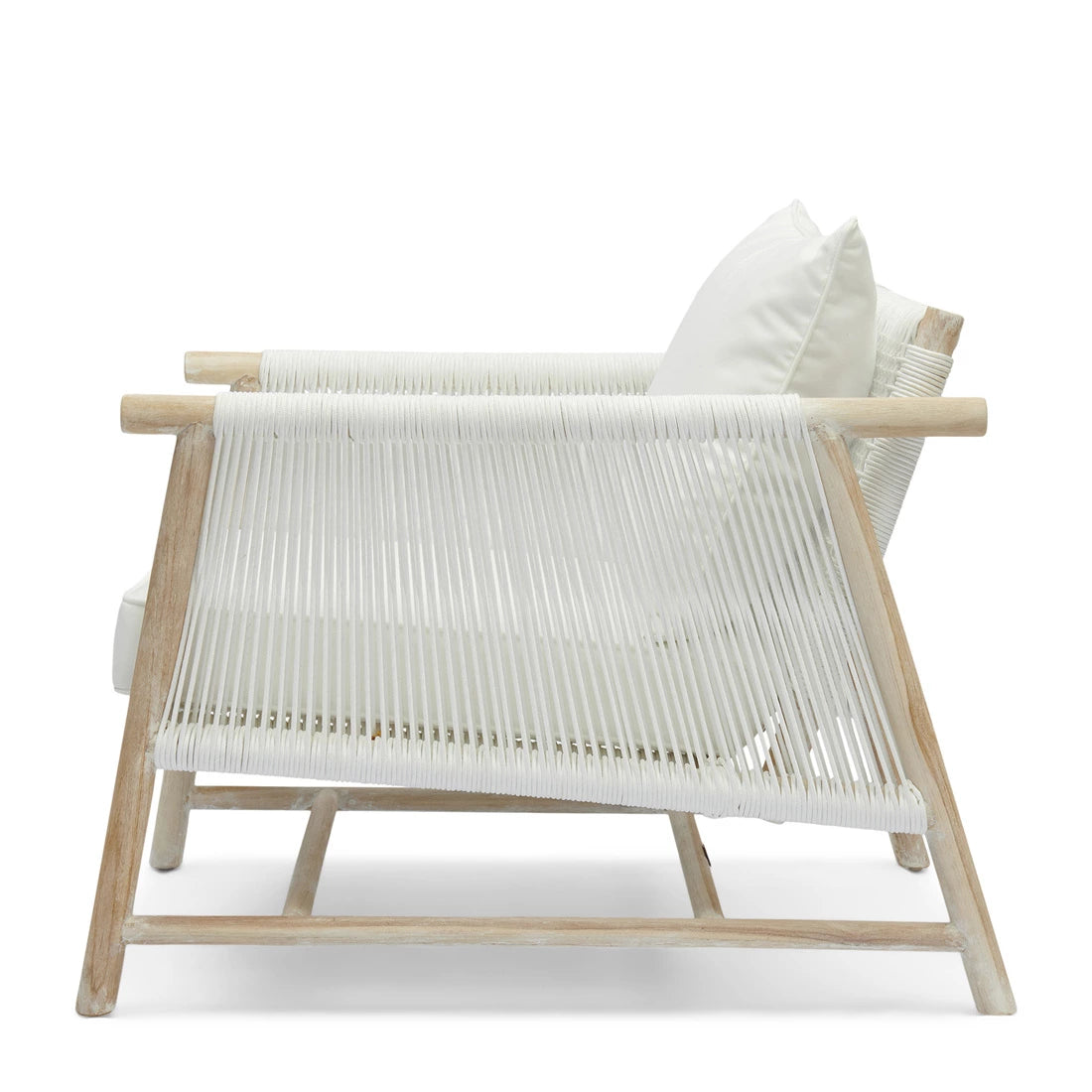 Lounge fotelja za vanjski prostor Saint Tropez, white