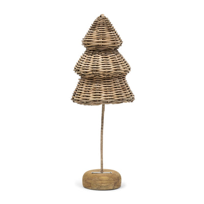 Dekorativna figura od ratana Lovely Christmas Tree