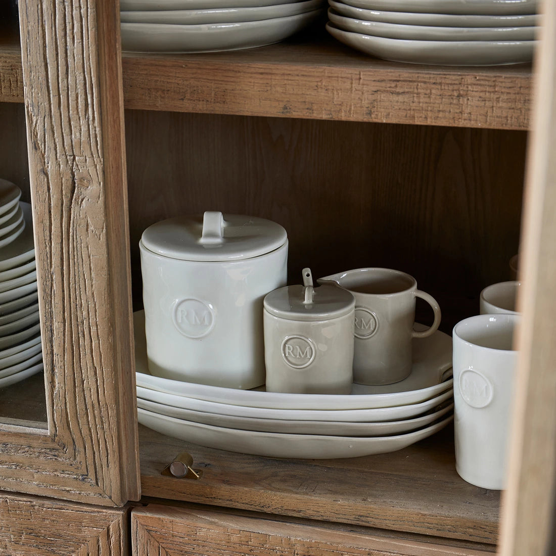 Posuda za šećer sa žlicom Portofino, bež