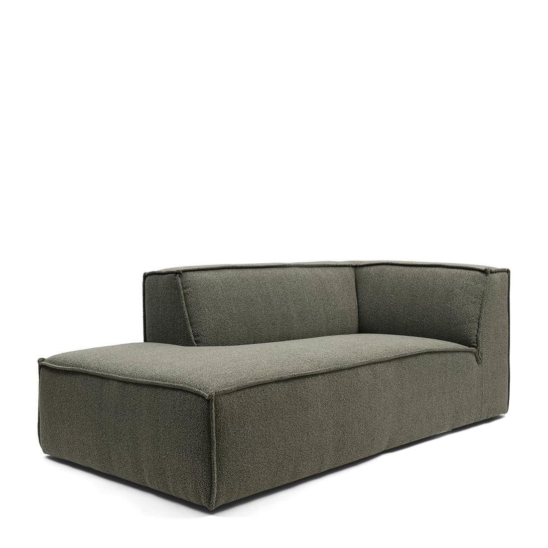 Modularna Sofa The Jagger damski ležaj lijevo (tip 2), zeleno siva