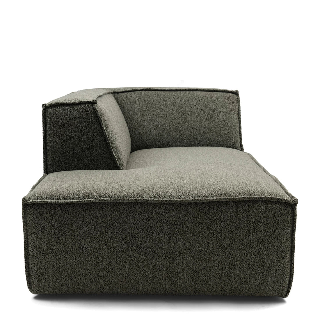 Modularna Sofa The Jagger damski ležaj lijevo (tip 2), zeleno siva