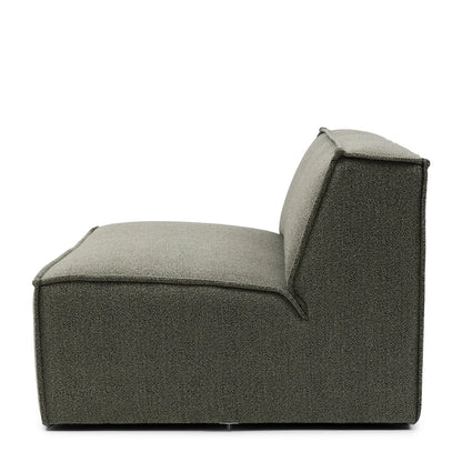 Modularna Sofa The Jagger centralni dio 125cm, zeleno siva