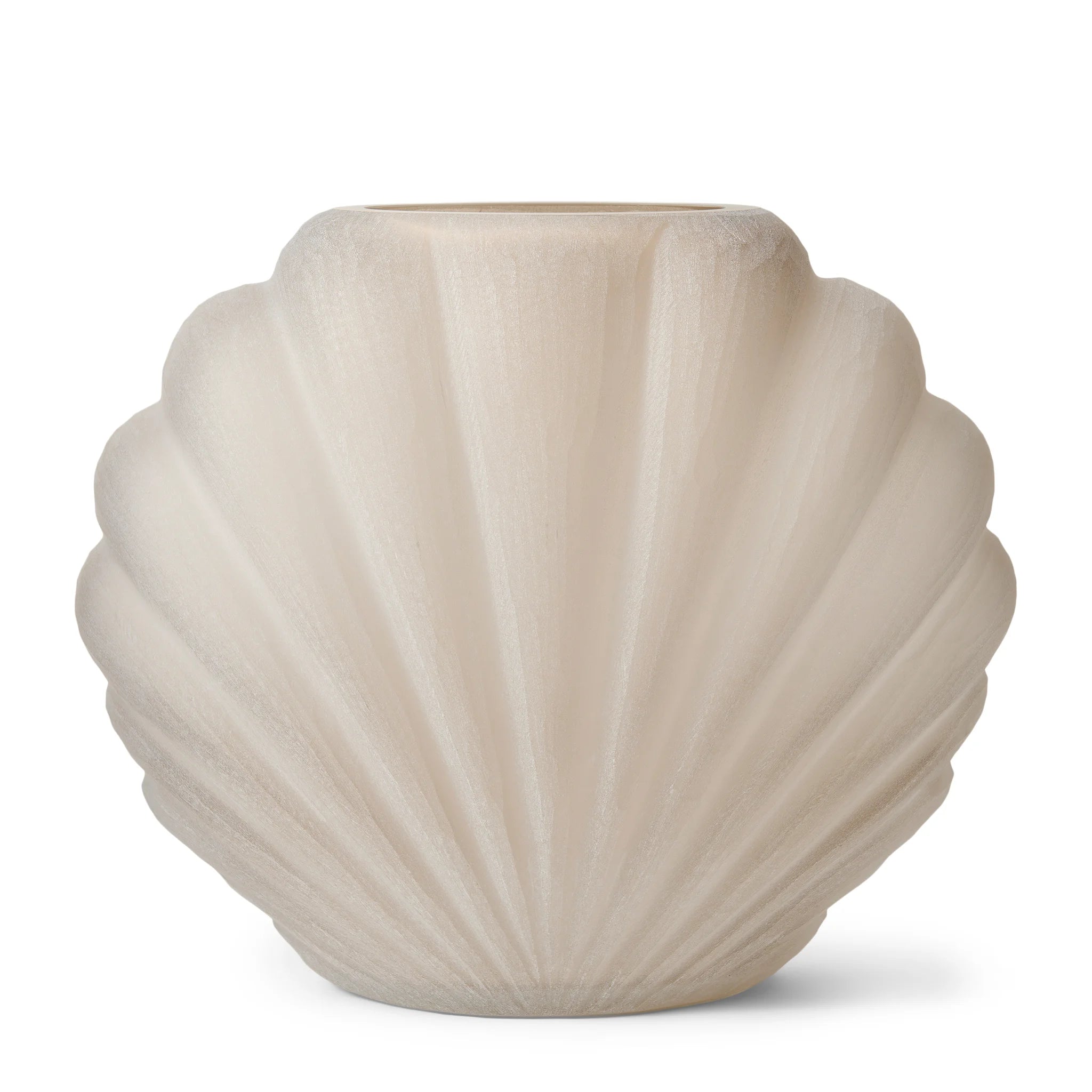 Frosted Shell Vaza L