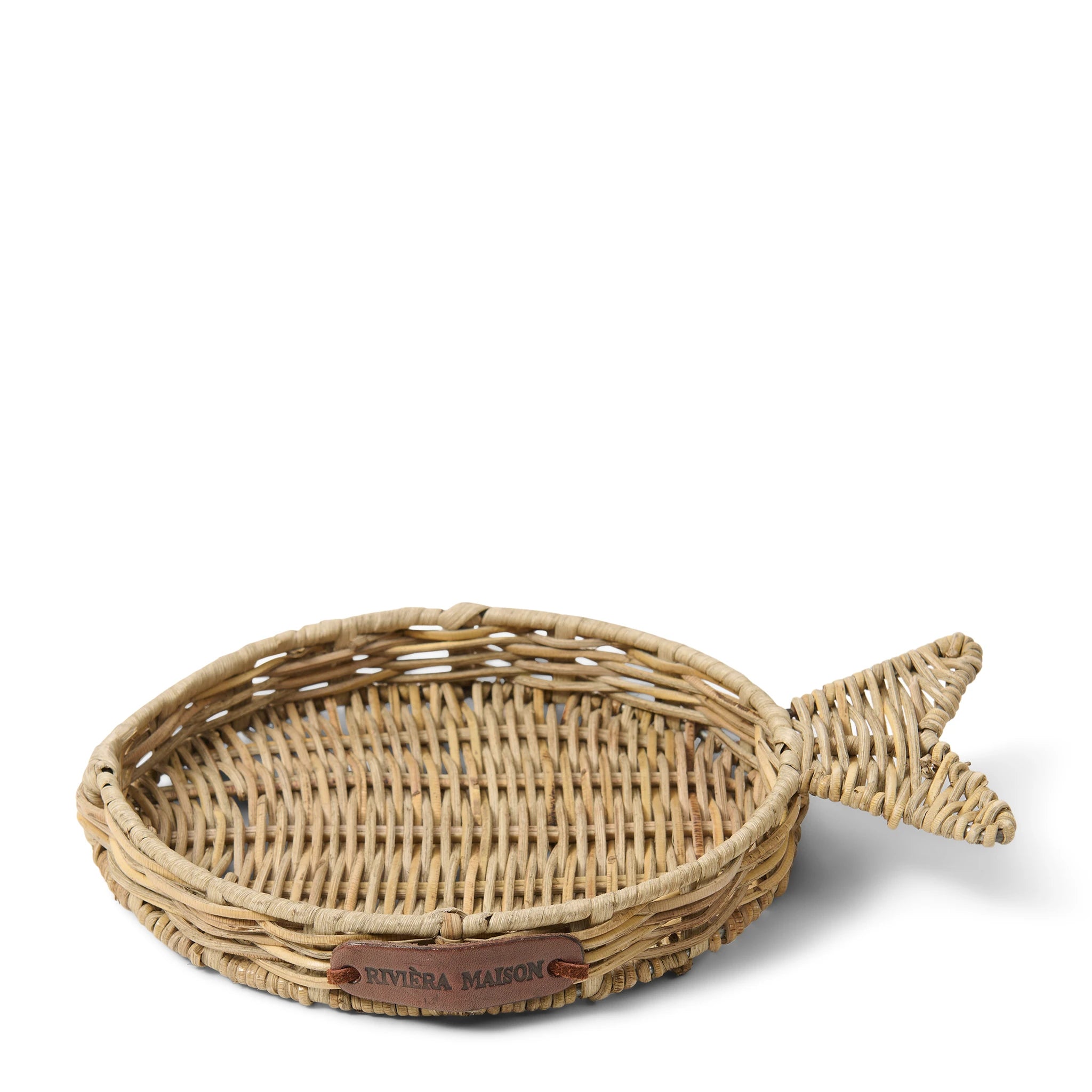 Rustic Rattan Fish Mini Tray