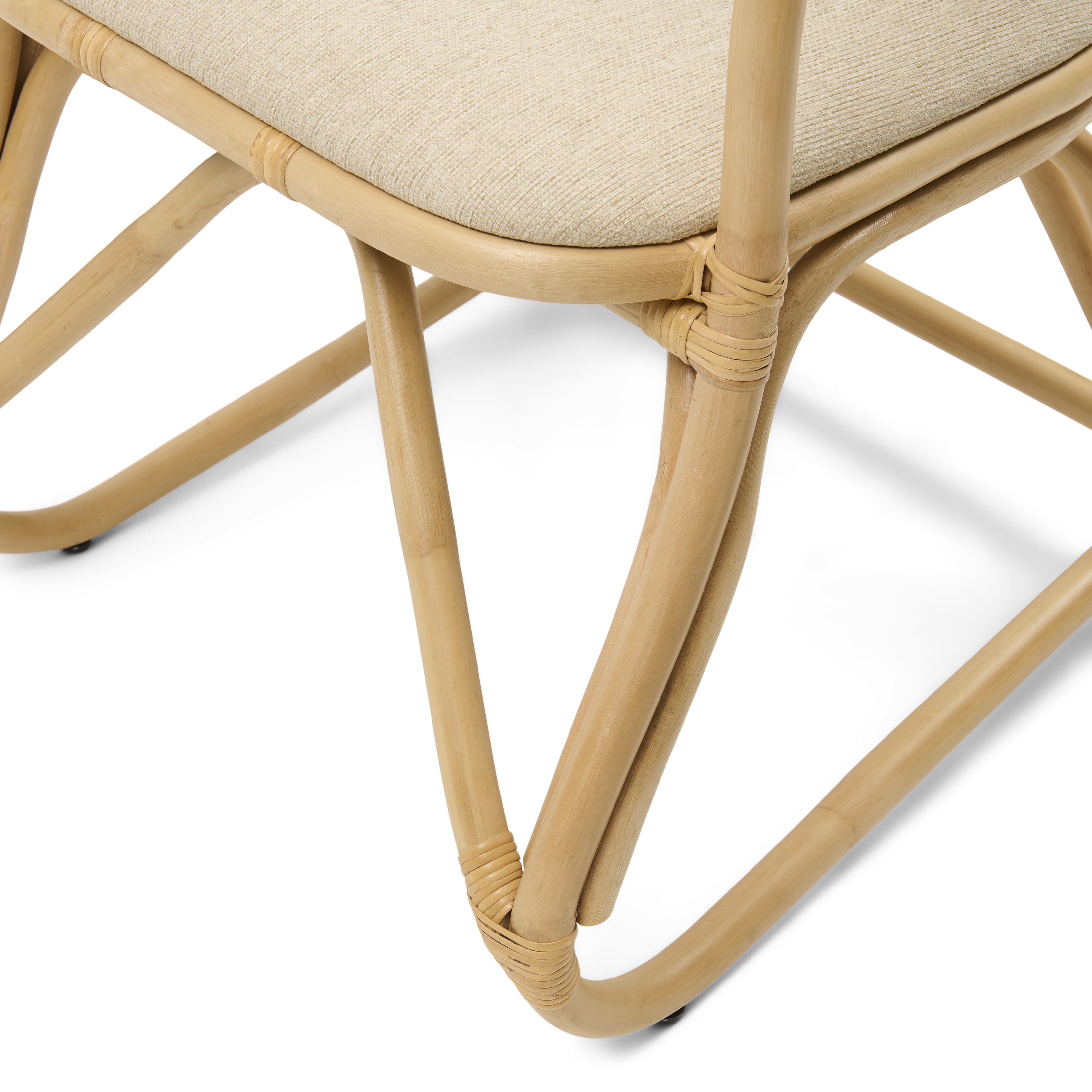 Nassau Beach Dining Armchair – stražnji pogled