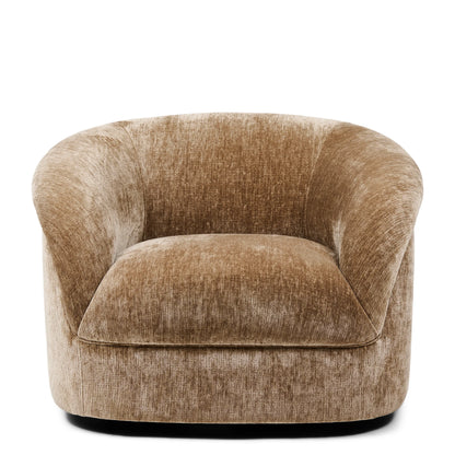 Cortona Swivel Armchair Mochaccino