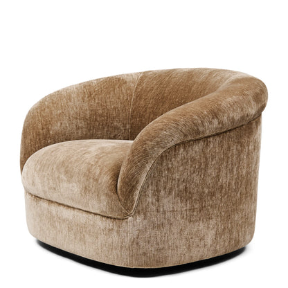 Cortona Swivel Armchair Mochaccino