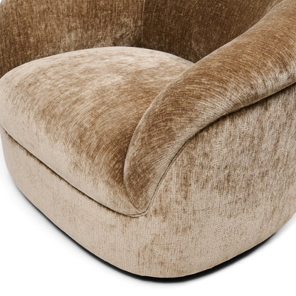 Cortona Swivel Armchair Mochaccino