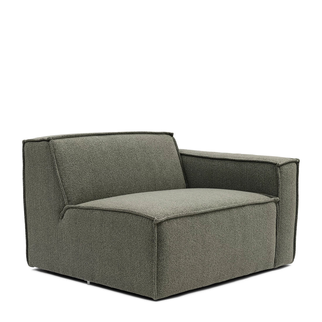 Modularna Sofa The Jagger desni kut, zeleno siva