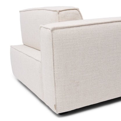 Modularna sofa Brandon ležaljka lijevo, bijela tkanina, Riviera Maison, slika 6